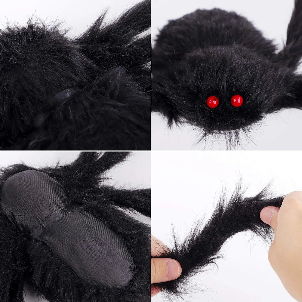 ARAÑA NEGRA GIGANTE 1,5M