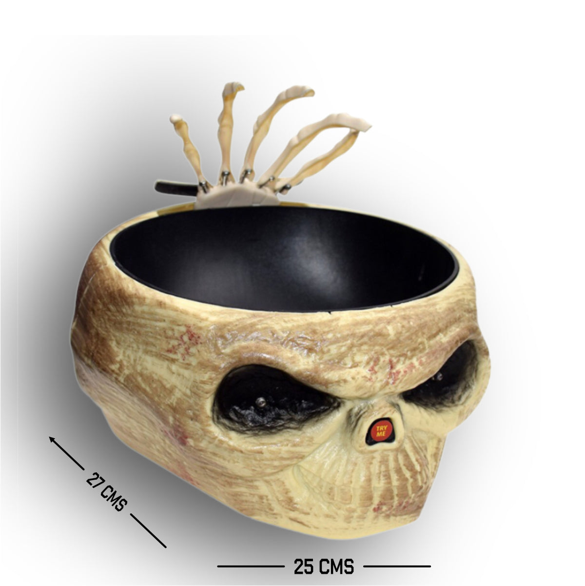 BOWL DE DULCES CALAVERA DORADA ANIMADO