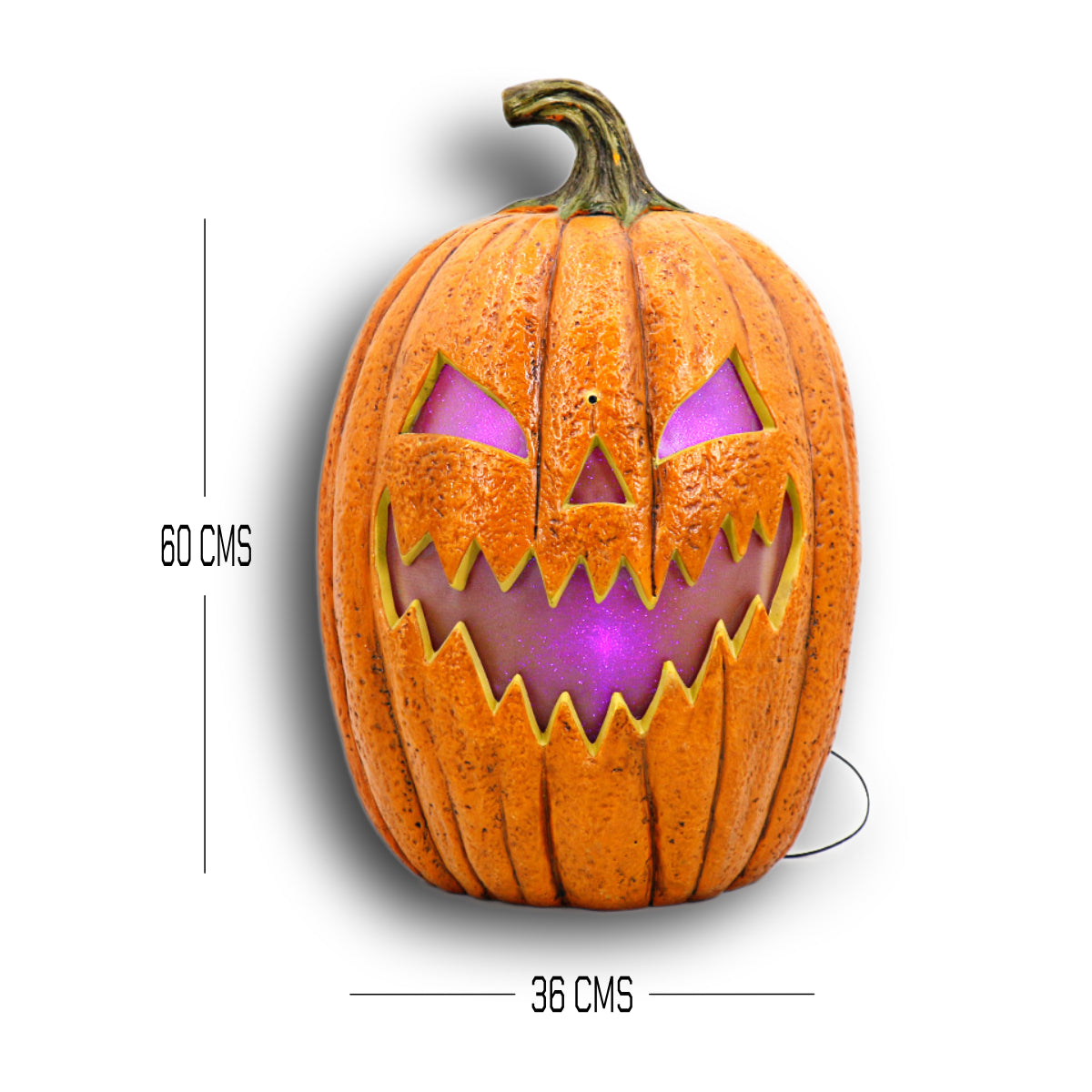 CALABAZA ANIMADA GIGANTE LED DE 60 x 36 x 16