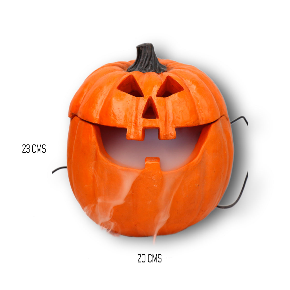 CALABAZA ANIMADA GRANDE CON NIEBLA DE 20 x 20 x 23
