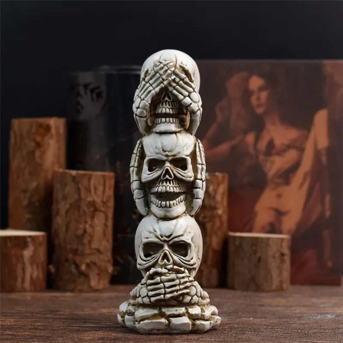 CALAVERA TRIPLE RESINA