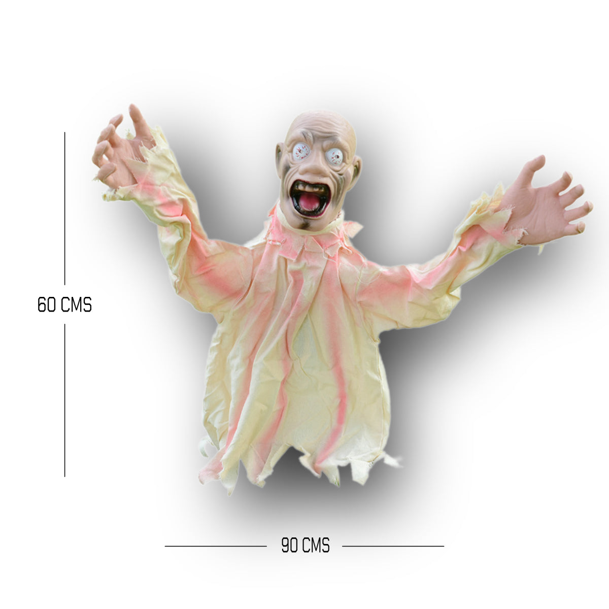 FANTASMA ANIMADO ROPA BLANCA