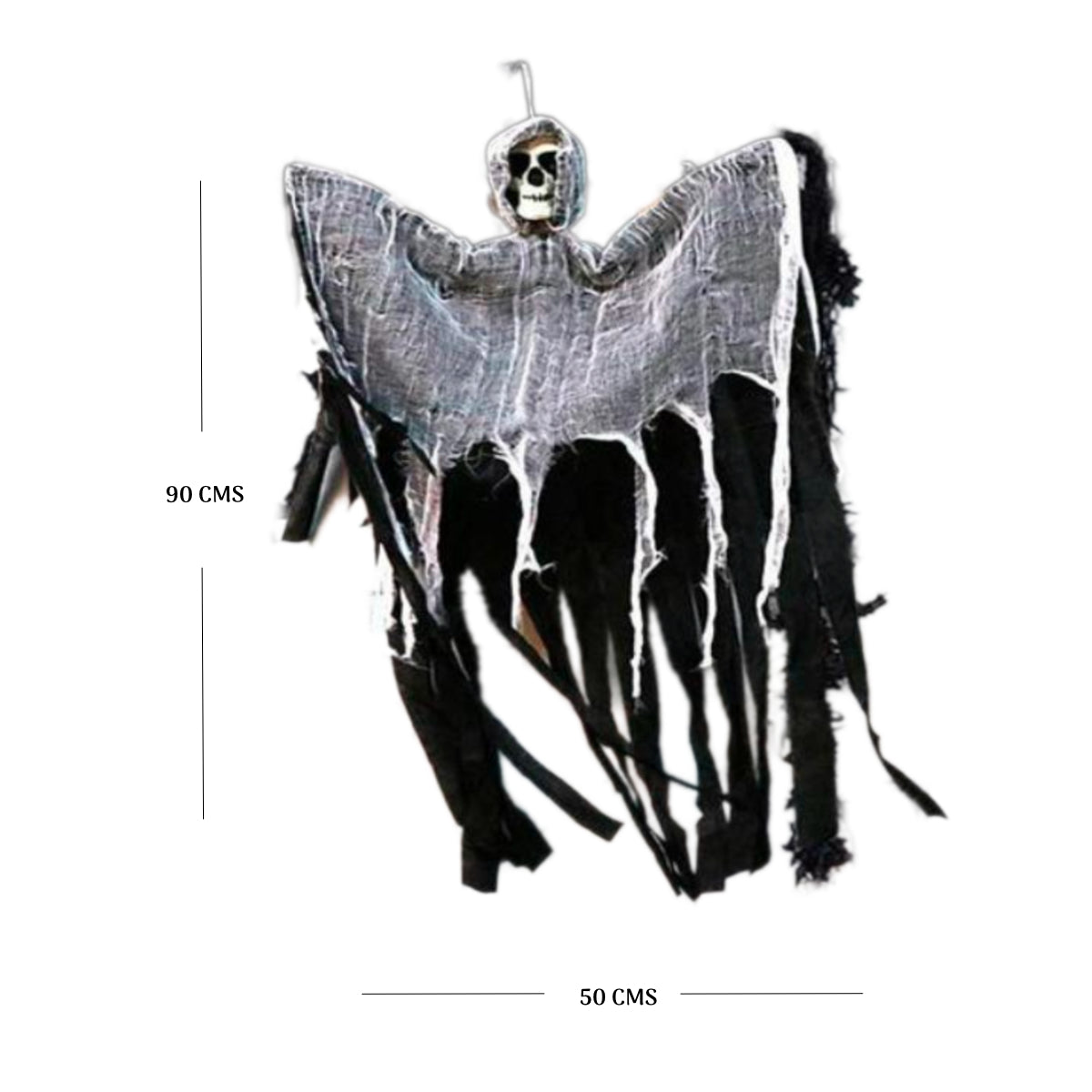 FANTASMA CALAVERA COLGANTE DECORACIÓN