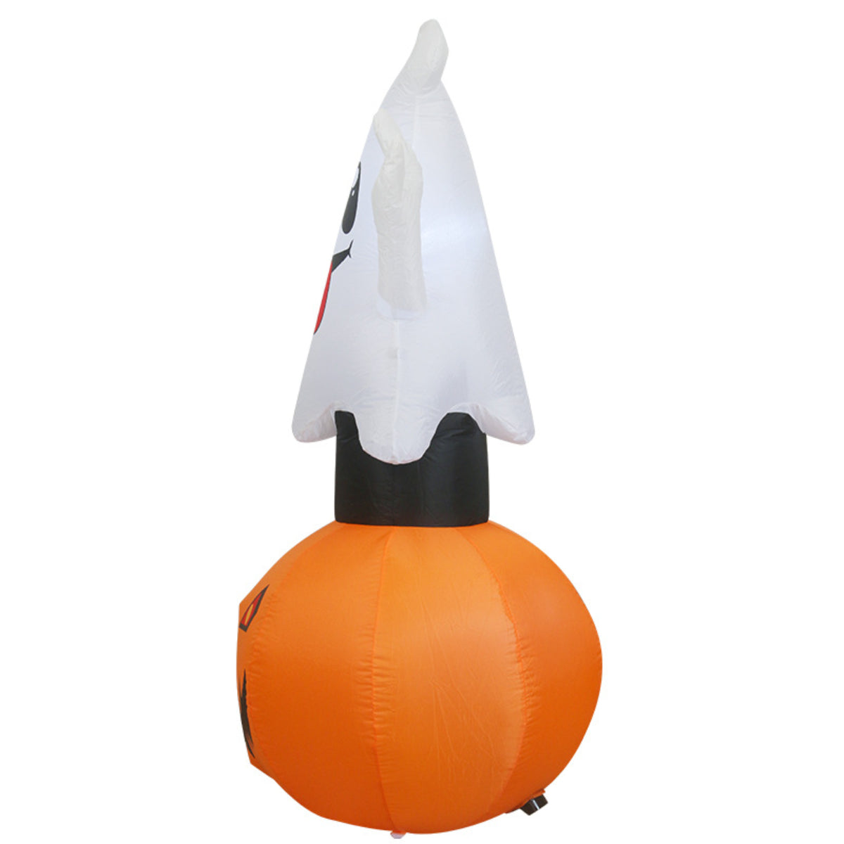FANTASMA CON CALABAZA INFLABLE LED 1.5M