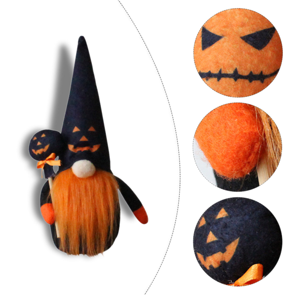 GNOMO GORRO NEGRO