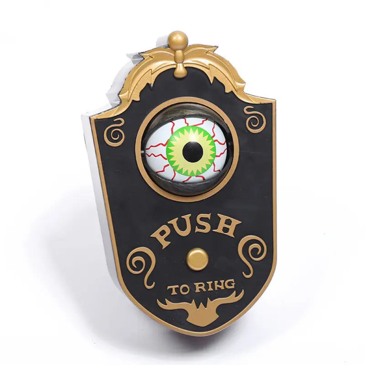 TIMBRE DE PUERTA OJO ANIMADO NEGRO