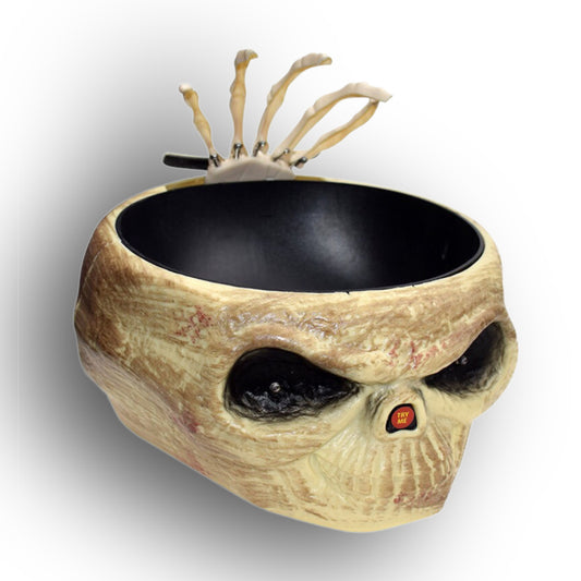 BOWL DE DULCES CALAVERA DORADA ANIMADO