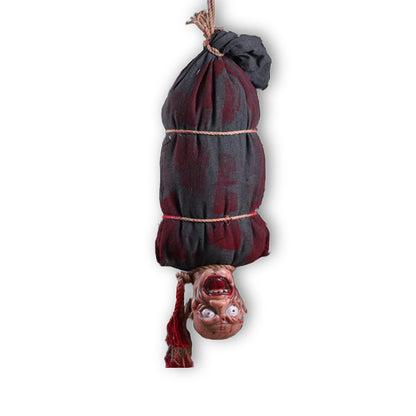 CADÁVER COLGANTE ANIMATRONICS NEGRO