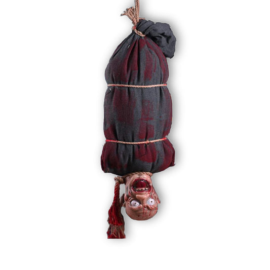 CADÁVER COLGANTE ANIMATRONICS NEGRO