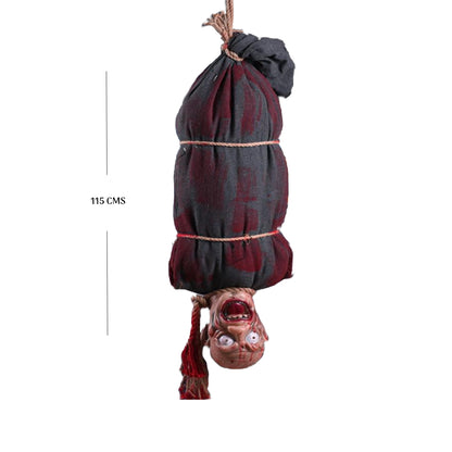 CADÁVER COLGANTE ANIMATRONICS NEGRO