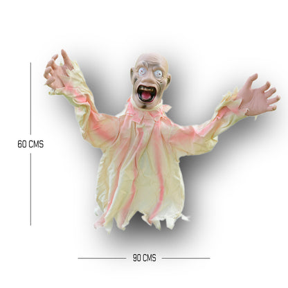 FANTASMA ANIMADO ROPA BLANCA