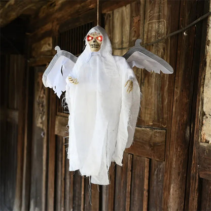 FANTASMA CON ALAS ANIMATRONICS BLANCO