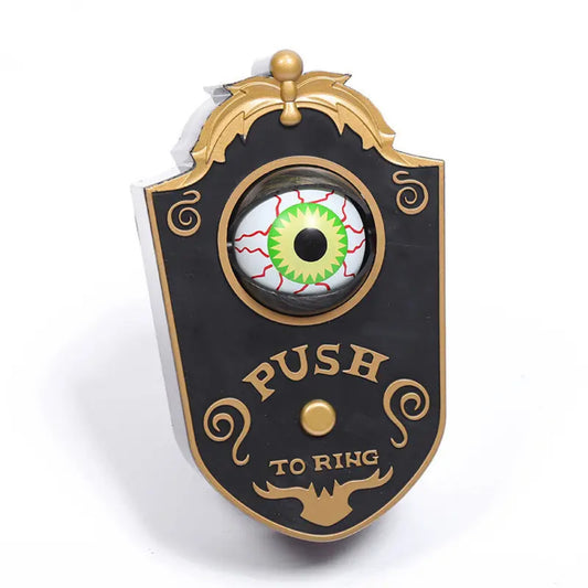 TIMBRE DE PUERTA OJO ANIMADO NEGRO